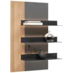 XXXLutz Lauterach - Ihr M&ouml;belhaus bei Bregenz Wandpaneel Grau, Eichefarben 53/90/22 cm