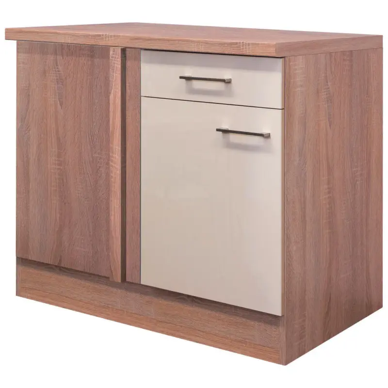 Eckunterschrank 110/86/60 cm in Kaschmir