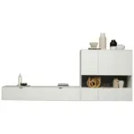 XXXLutz Lauterach - Ihr M&ouml;belhaus bei Bregenz Wohnwand in Wei&szlig; 348,8/171,9/37,1 cm