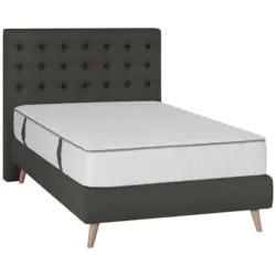 Boxspringbett 120/200 cm in Anthrazit