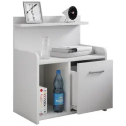 Nachtk&auml;stchen 47/60/29 cm in Wei&szlig;