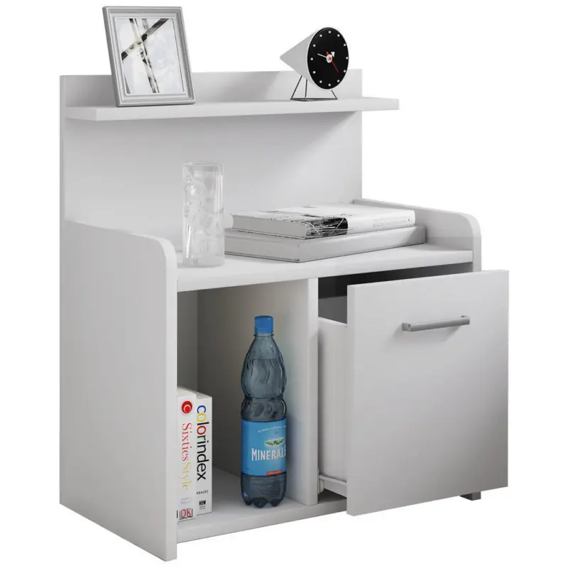 Nachtk&auml;stchen 47/60/29 cm in Wei&szlig;