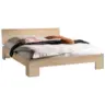 Bett 200/200 cm in Eichefarben
