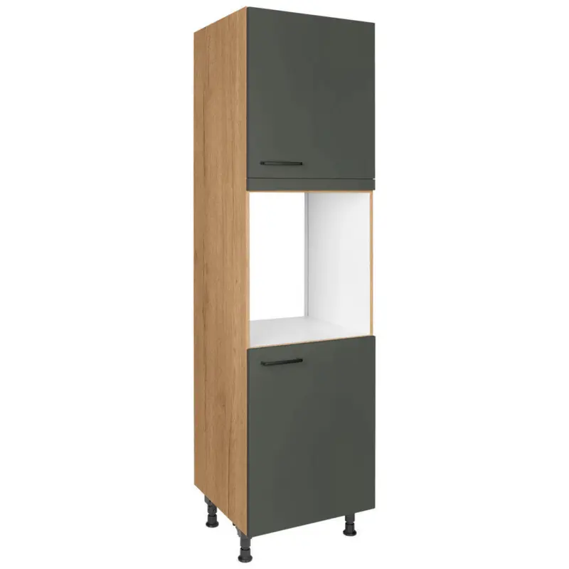 Ger&auml;teumbauschrank 60/216,6/58 cm in Gr&uuml;n, Eichefarben