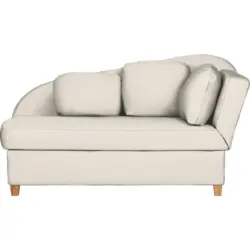 Liege in Chenille, Flachgewebe Creme