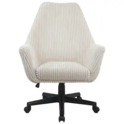 Drehstuhl in Cord Creme