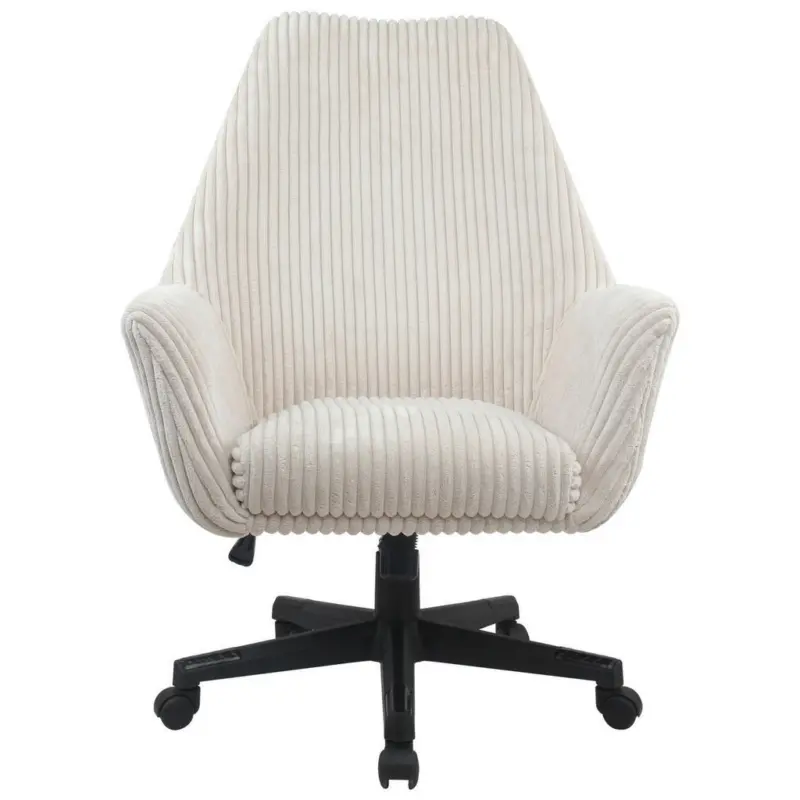 Drehstuhl in Cord Creme