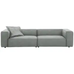 Viersitzer-Sofa in Chenille Grau