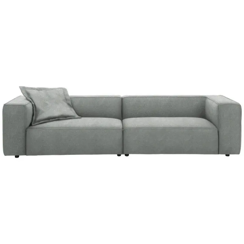 Viersitzer-Sofa in Chenille Grau