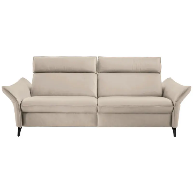 3-Sitzer-Sofa in Echtleder Creme