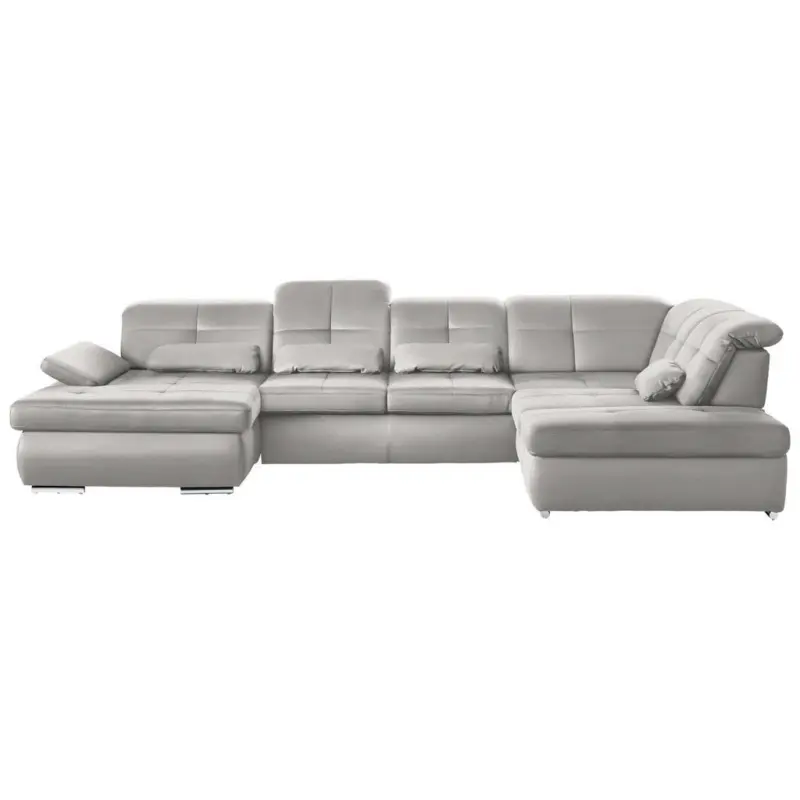 Wohnlandschaft in Mikrofaser Creme