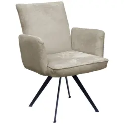 Armlehnstuhl Stoffauswahl, automatische R&uuml;ckholfunktion, Sitzfl&auml;che 320&deg; drehbar Teddystoff