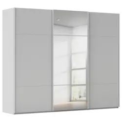 Schwebet&uuml;renschrank in Grau