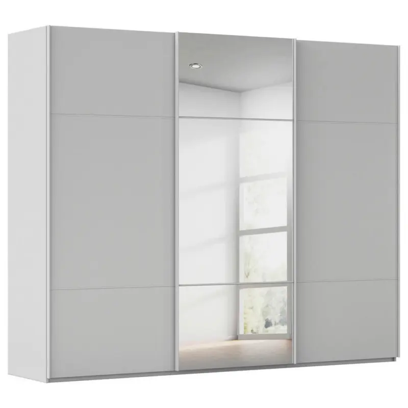 Schwebet&uuml;renschrank in Grau