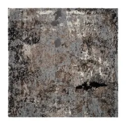 Webteppich 200/200 cm Timeline Quantum Braun, Beige