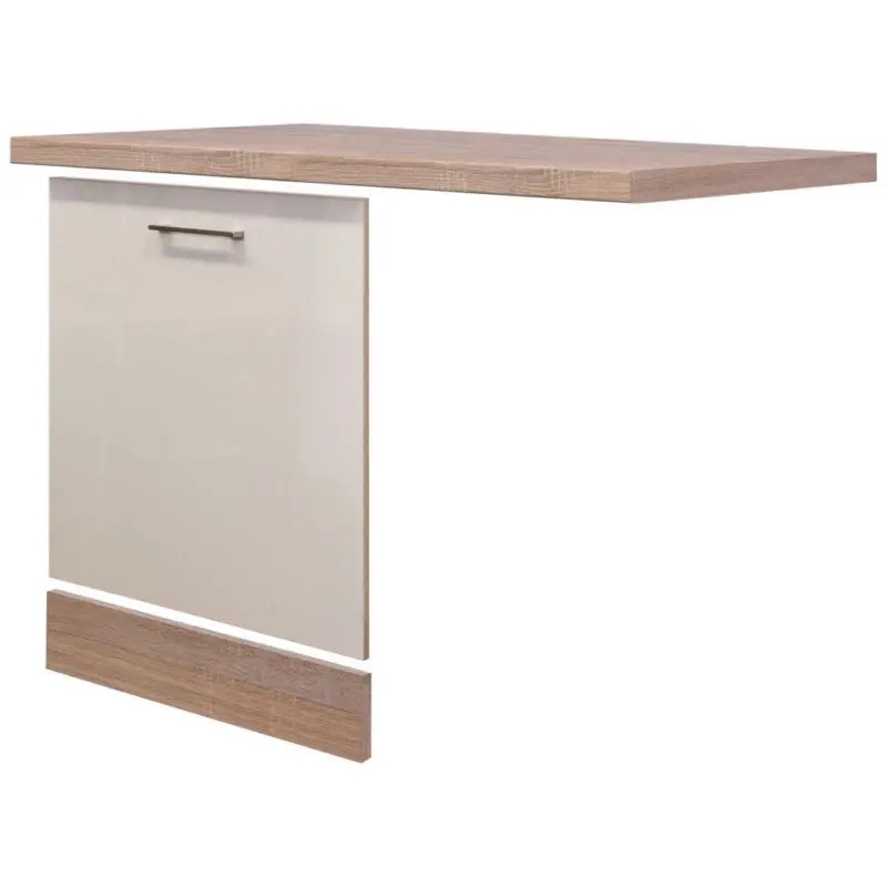 Geschirrsp&uuml;lerfront 110/85/60 cm in Sonoma Eiche, Kaschmir