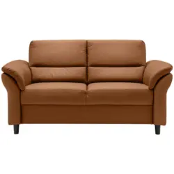 3-Sitzer-Sofa in Lederlook Cognac