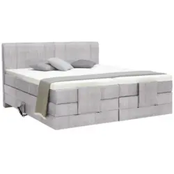 Boxspringbett 160/200 cm in Grau