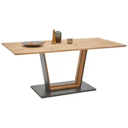 Esstisch in Holz, Metall 180/90/77 cm