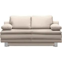 Schlafsofa Bruno in Flachgewebe Sandfarben