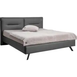 Polsterbett Dunkelgrau 180/200 cm