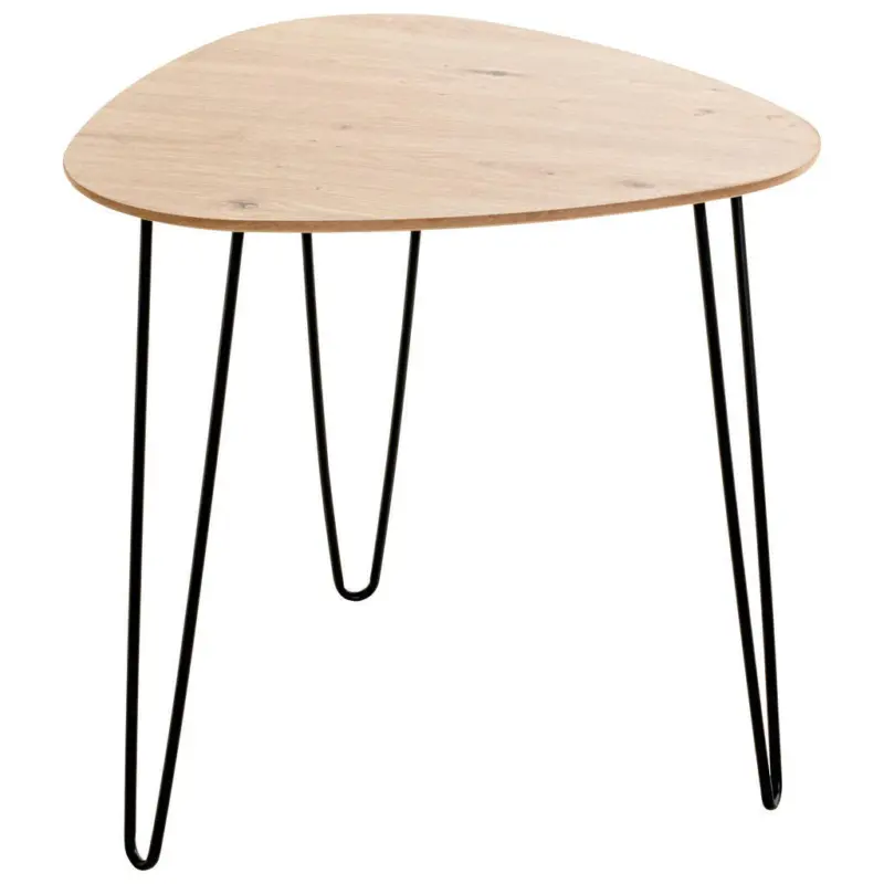 Beistelltisch in Metall, Holzwerkstoff 48/48/48 cm