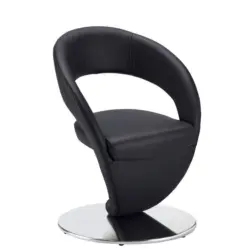 Stuhl Lederauswahl, Stoffauswahl, Sitzfl&auml;che 360&deg; drehbar, Gestellauswahl Mikrofaser