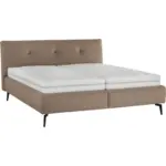 XXXLutz Lauterach - Ihr M&ouml;belhaus bei Bregenz Polsterbett gepolstertes Kopfteil, Lattenroste, Matratzen Hellbraun 180/200 cm