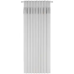 Fertigvorhang halbtransparent