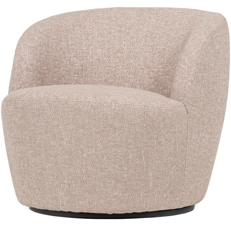 Sessel in Webstoff Naturfarben