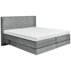 Boxspringbett 160/200 cm in Grau