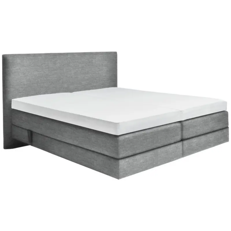 Boxspringbett 160/200 cm in Grau