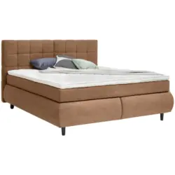 Boxspringbett 180/200 cm in Beige
