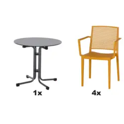 Gartengarnitur 5-teilig