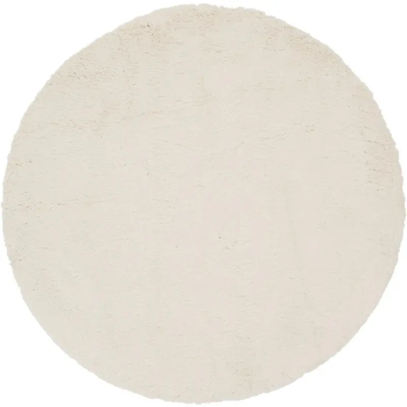Webteppich 80 cm Limone Beige