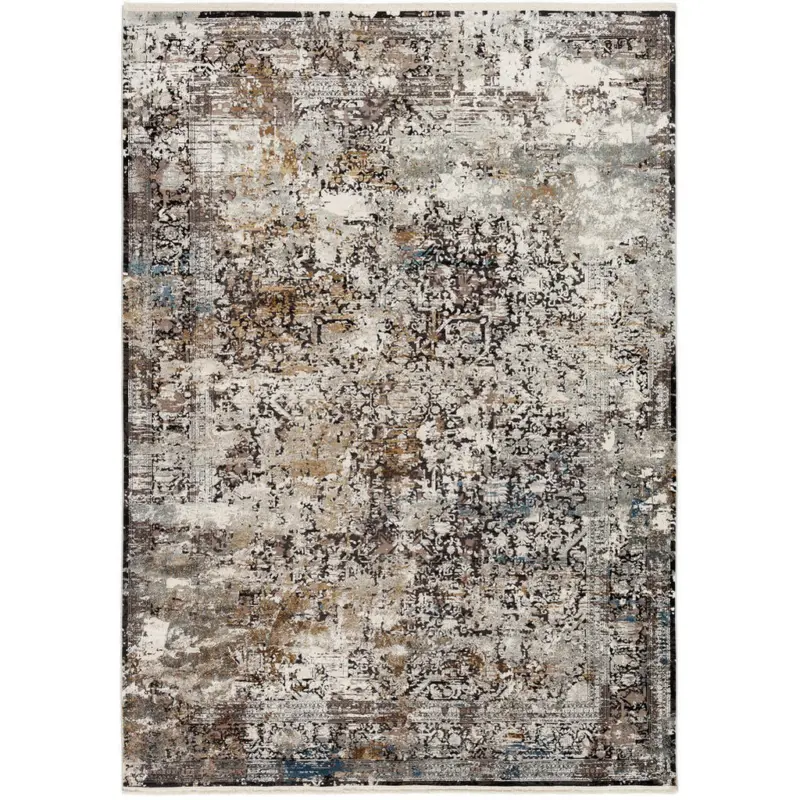 Webteppich 80/150 cm Le Mans Grau, Multicolor