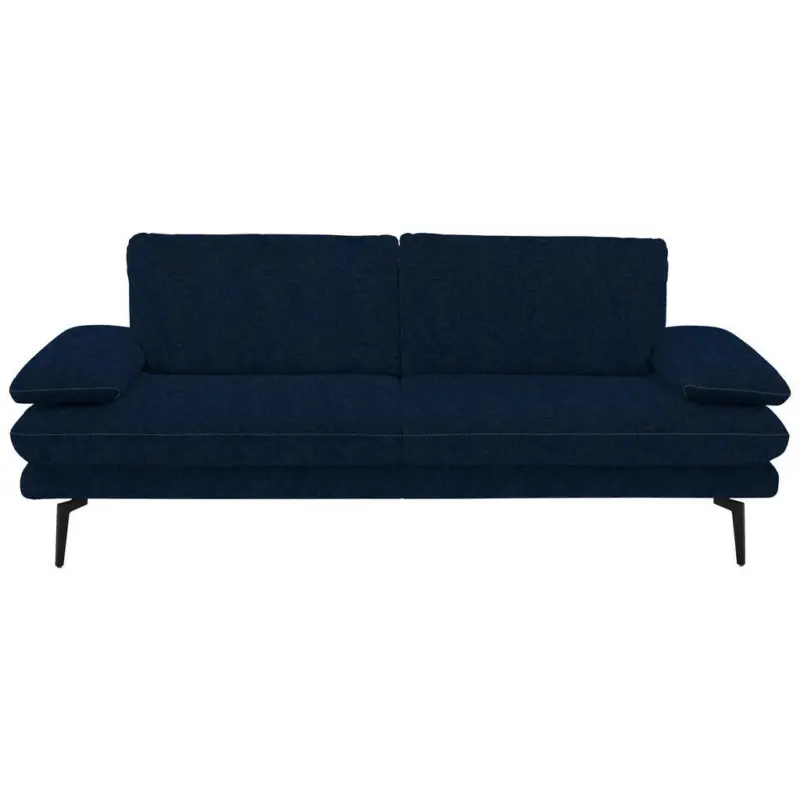 3-Sitzer-Sofa Dieter Knoll in Velours Dunkelblau