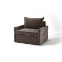 Schlafsessel Cologne in Flachgewebe Braun