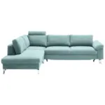 XXXLutz Lauterach - Ihr M&ouml;belhaus bei Bregenz Ecksofa in Velours Blau 200/282 cm