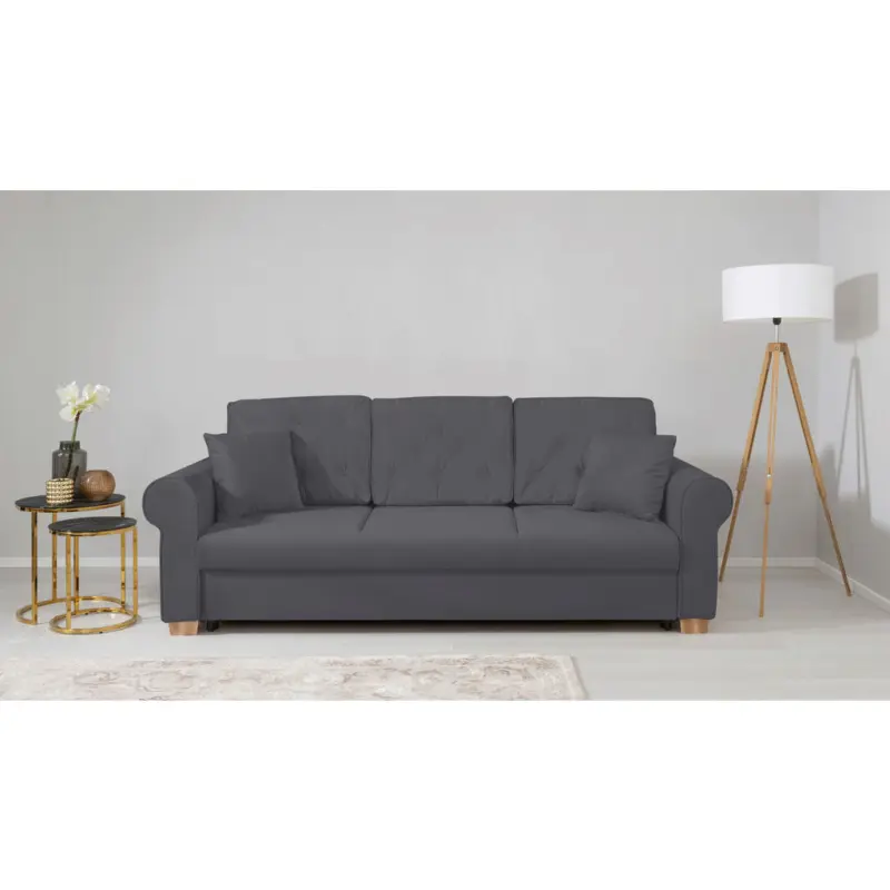 Schlafsofa Arles in Dunkelgrau