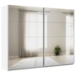 Schwebet&uuml;renschrank in Wei&szlig;