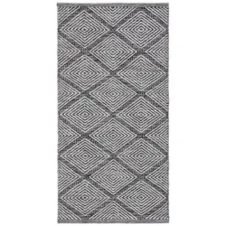 Fleckerlteppich 60/120 cm Diamant Black Schwarz