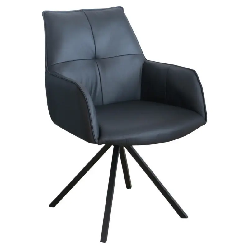 Armlehnstuhl Lederauswahl, Typenauswahl, inklusive Armlehnen, Sitzfl&auml;che 180&deg; drehbar, automatische R&uuml;ckholfunktion Echtleder