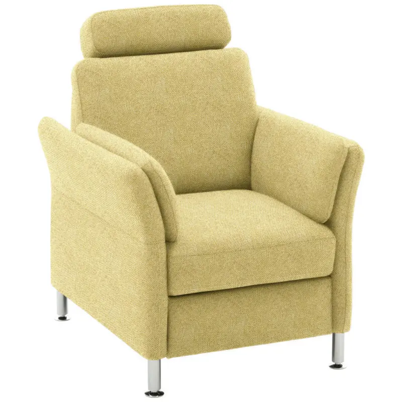 Sessel in Flachgewebe Hellgr&uuml;n, Limette