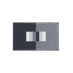Badematte Grau 60/90 cm