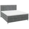 Boxspringbett 160/200 cm in Grau