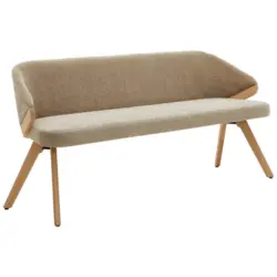 Sitzbank 231/83/59 cm in Beige