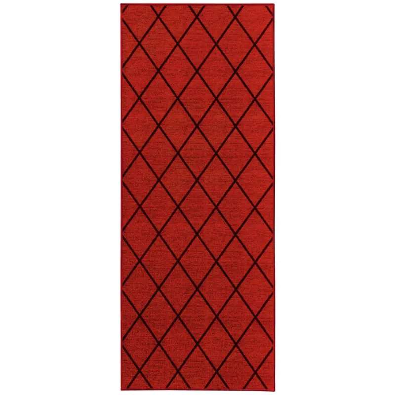 L&auml;ufer 80/700 cm Cosenza Rot, Schwarz