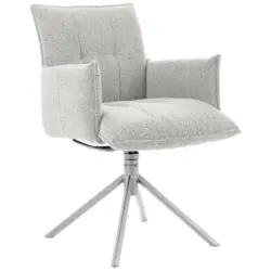 Armlehnstuhl Sitzfl&auml;che 360&deg; drehbar Flachgewebe