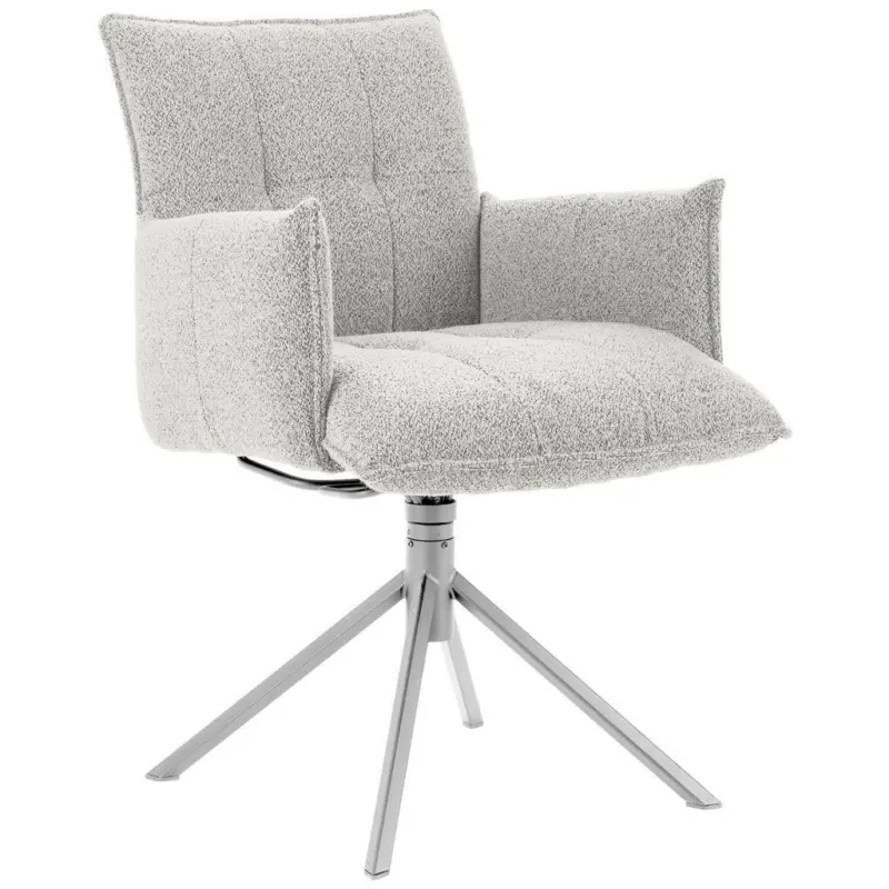 Armlehnstuhl Sitzfl&auml;che 360&deg; drehbar Flachgewebe